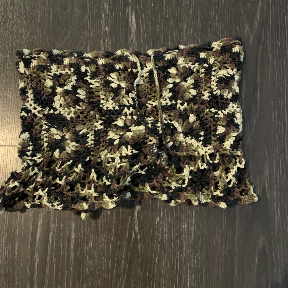 Green handmade skirt perfect beach cover